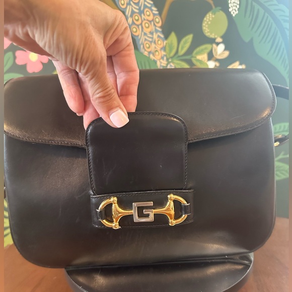 Gucci Unicorn 🦄 Made in Italy 1964 Horsebit Square G Shoulder Bag EUC 🏆 - Picture 8 of 14